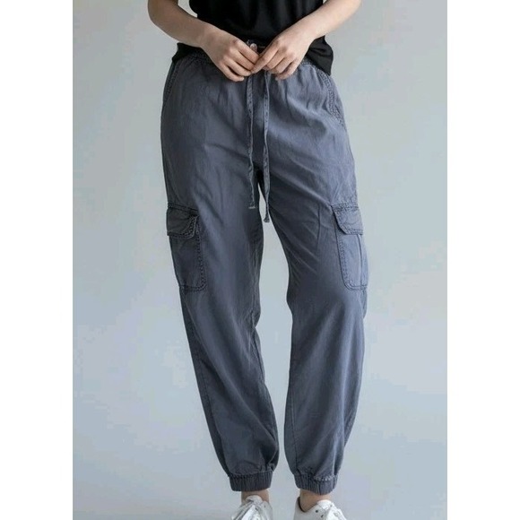 C&C California Pants - C&C California Women's Lyocell Cargo Jogger Pants Gray Size L